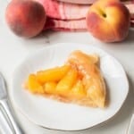 peach tarte tatin
