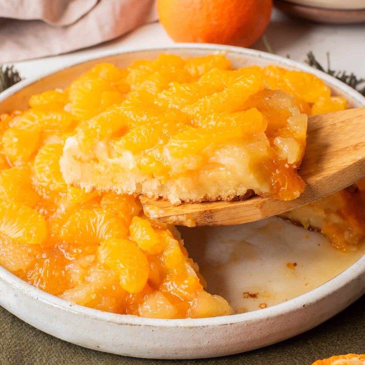 upside down mandarin cake