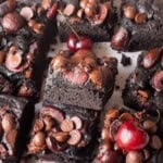 cherry chocolate brownies