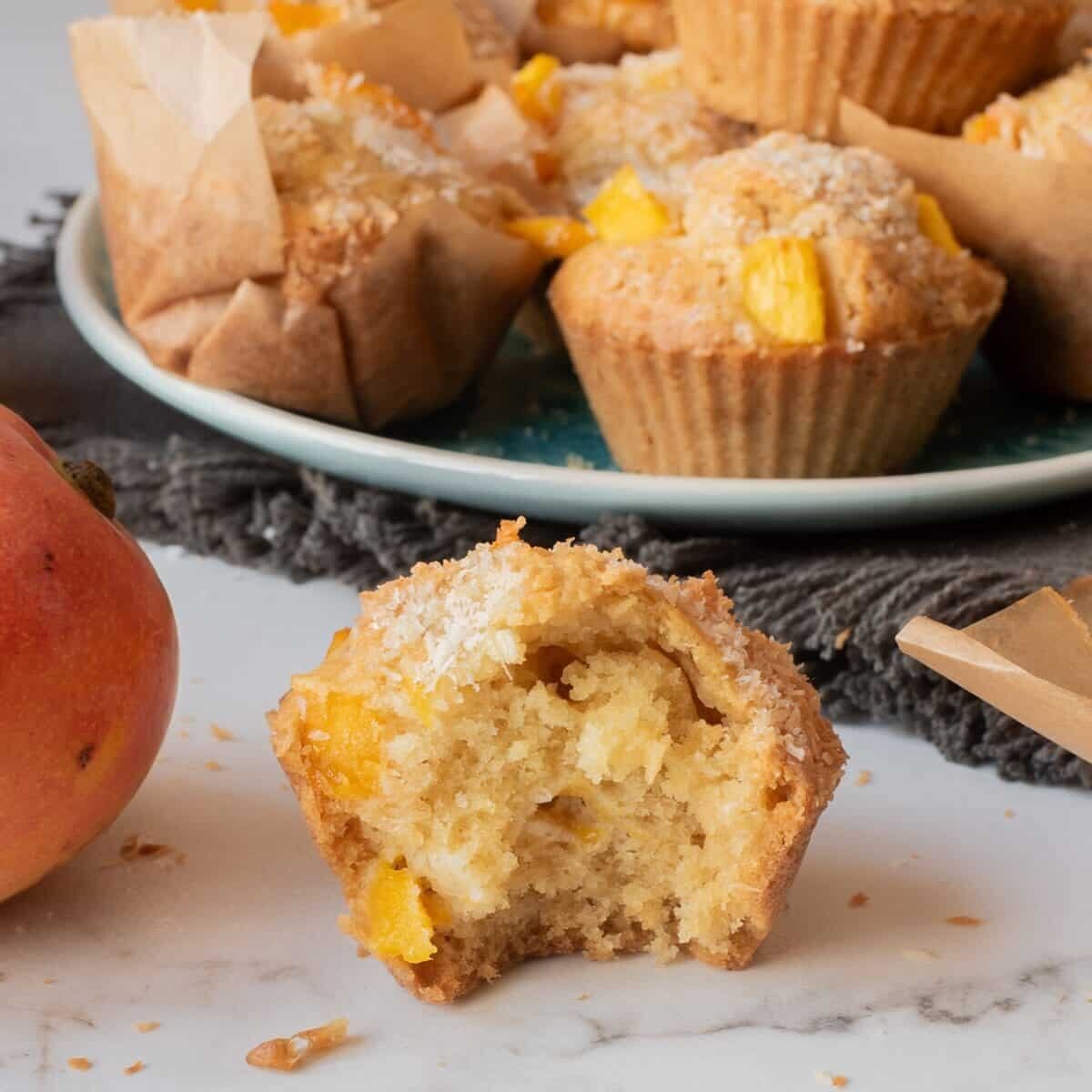 coconut mango muffins