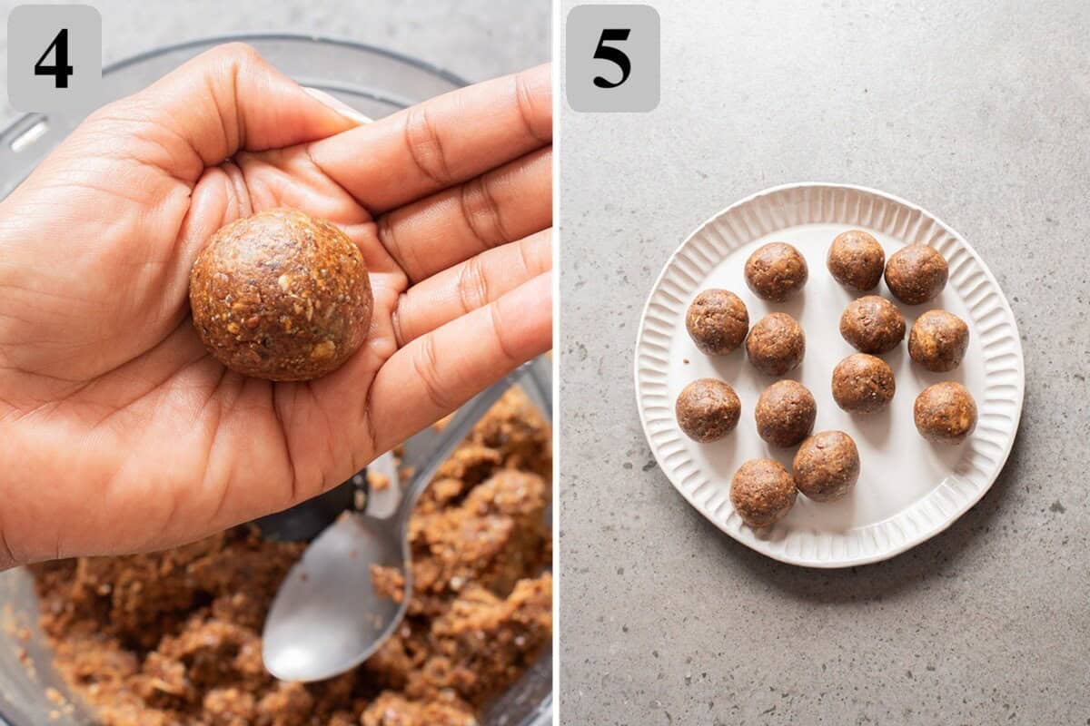 Roll mixture into balls, then chill until firm before serving.