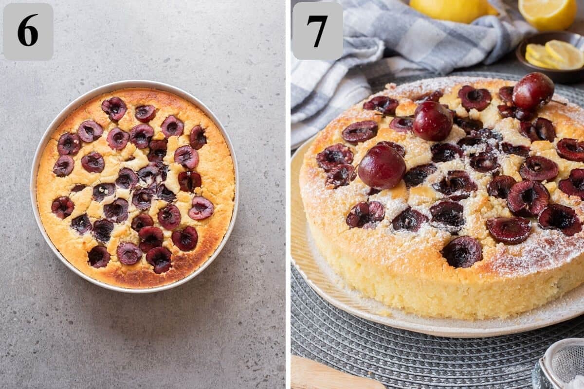 Bake 40–45 minutes until set, then cool briefly and transfer to a rack.