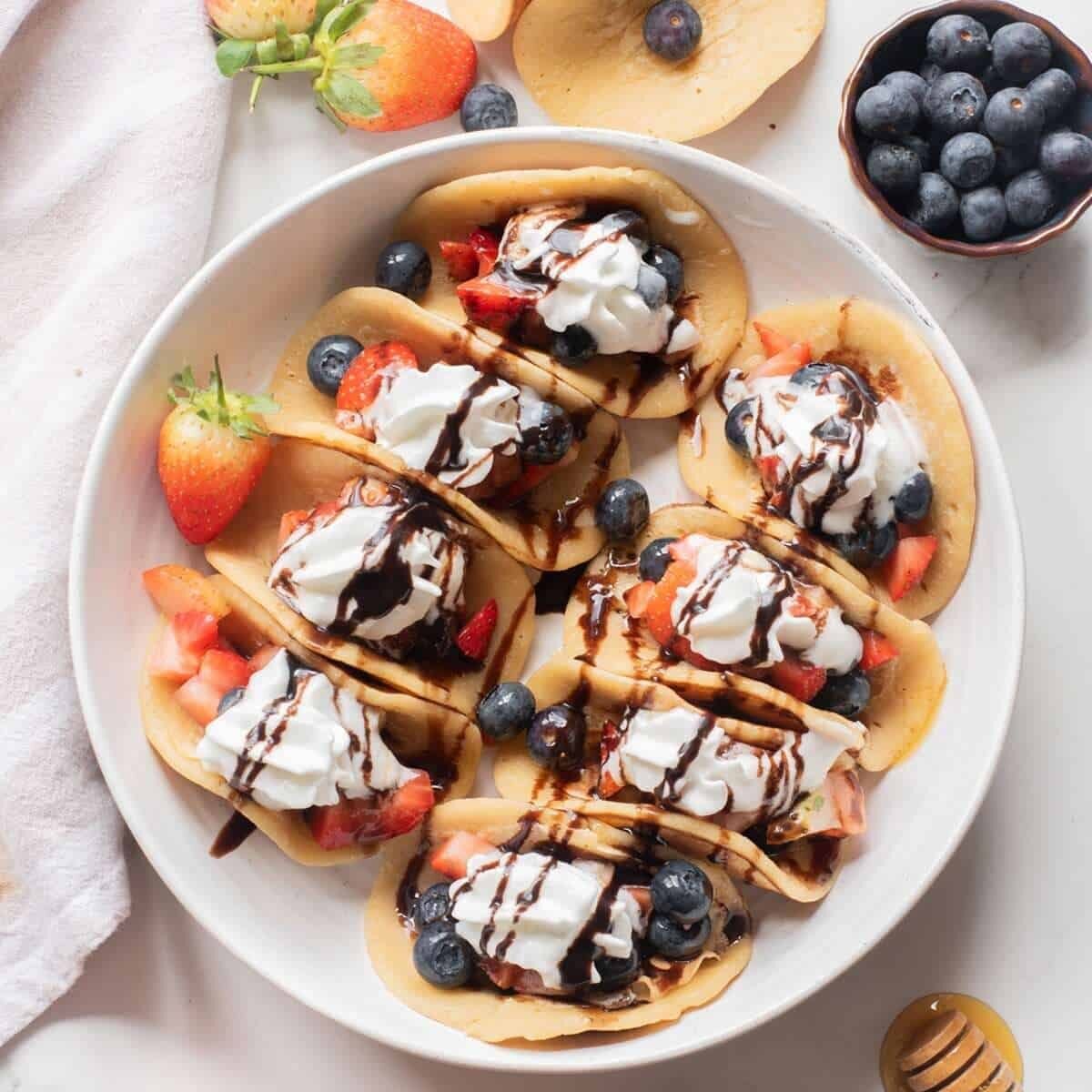 pancake tacos