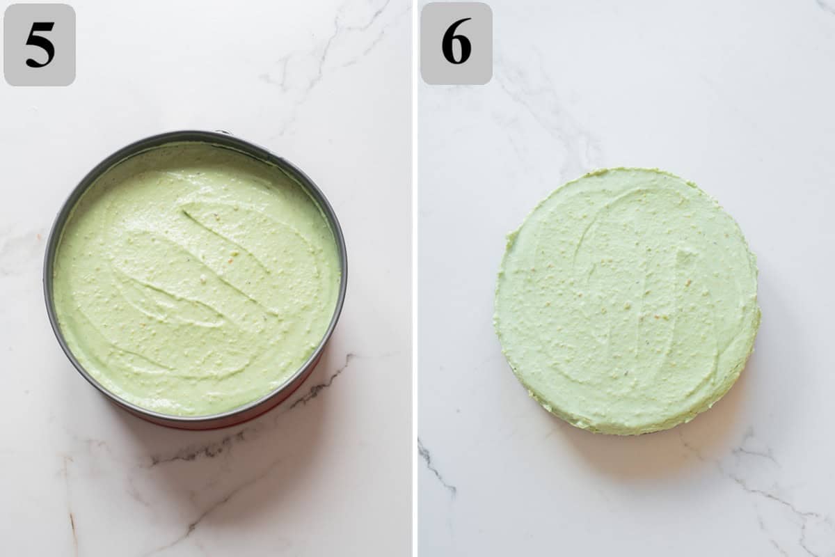 Spread the filling over the chilled crust and smooth the top. Refrigerate for at least 4 hours until set.