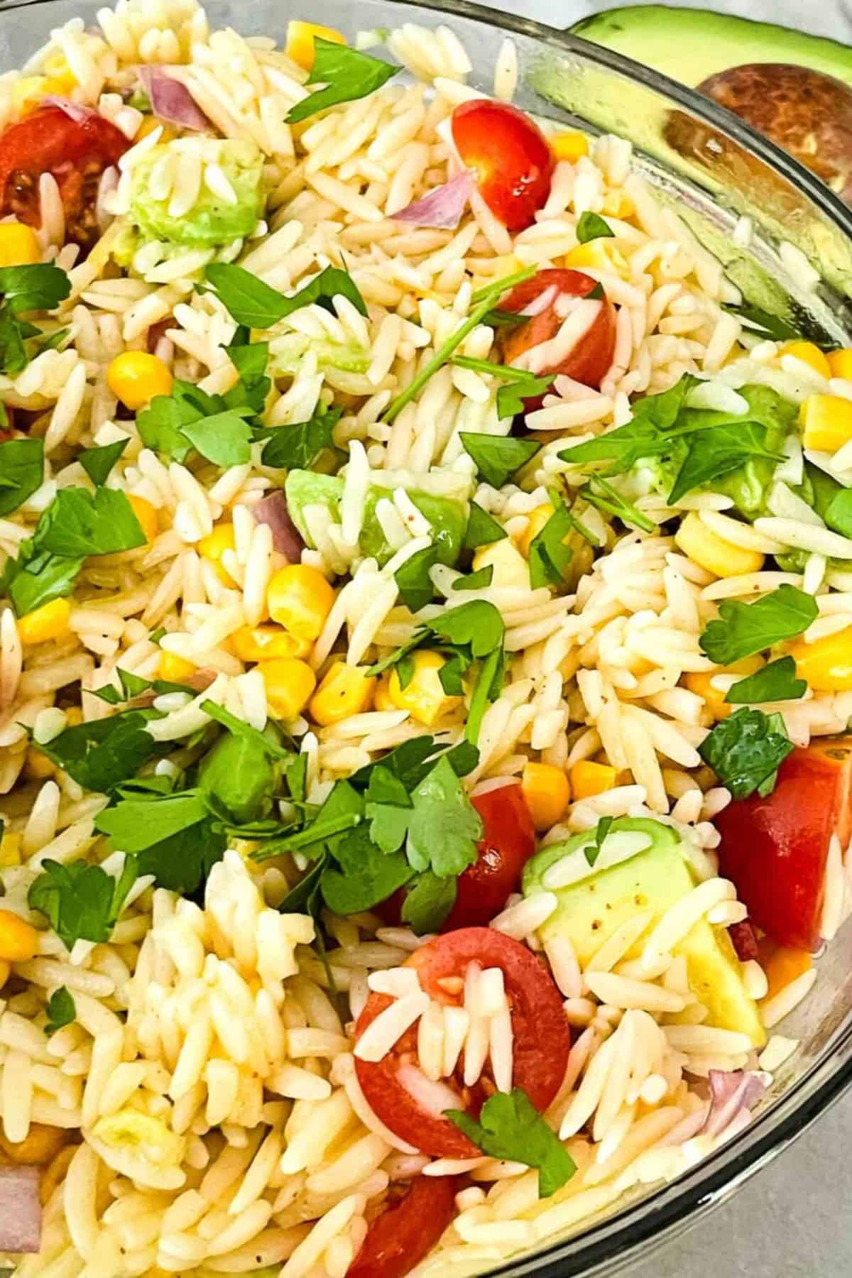 Mexican Orzo Pasta Salad