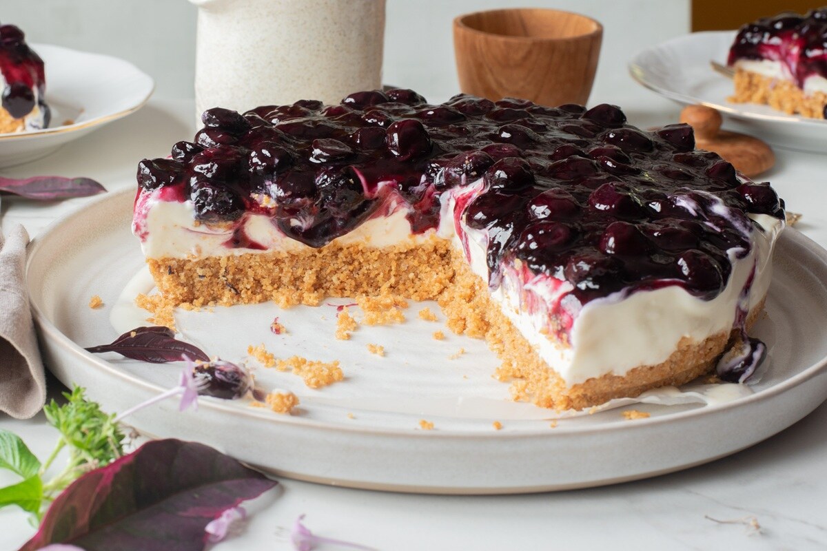 no-bake mascarpone cheesecake