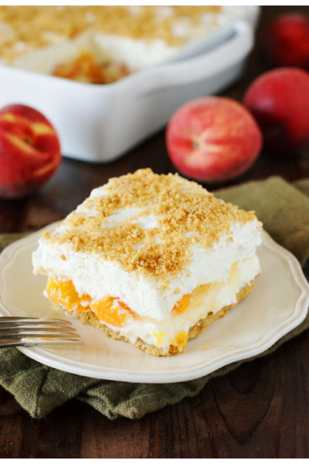 Easy No-Bake Peach Yum Yum