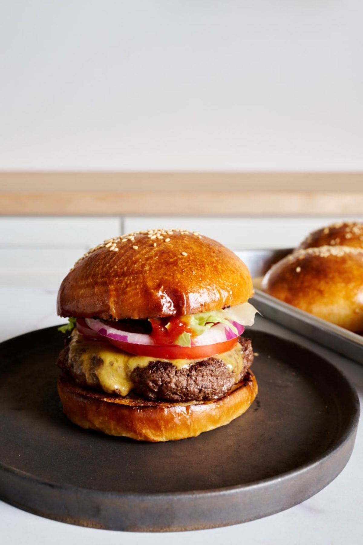 Fluffy Milk Bread Hamburger Buns