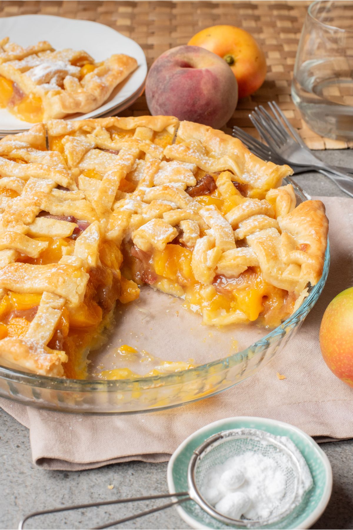 Irresistible Mango Peach Pie