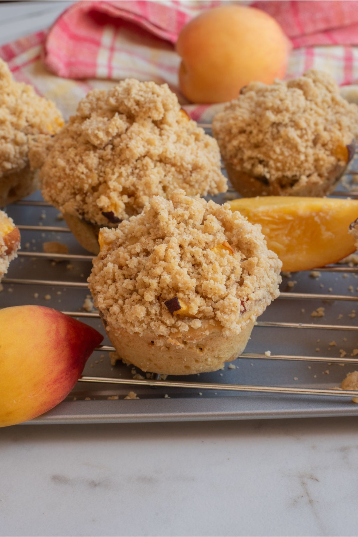 Peach Streusel Muffins
