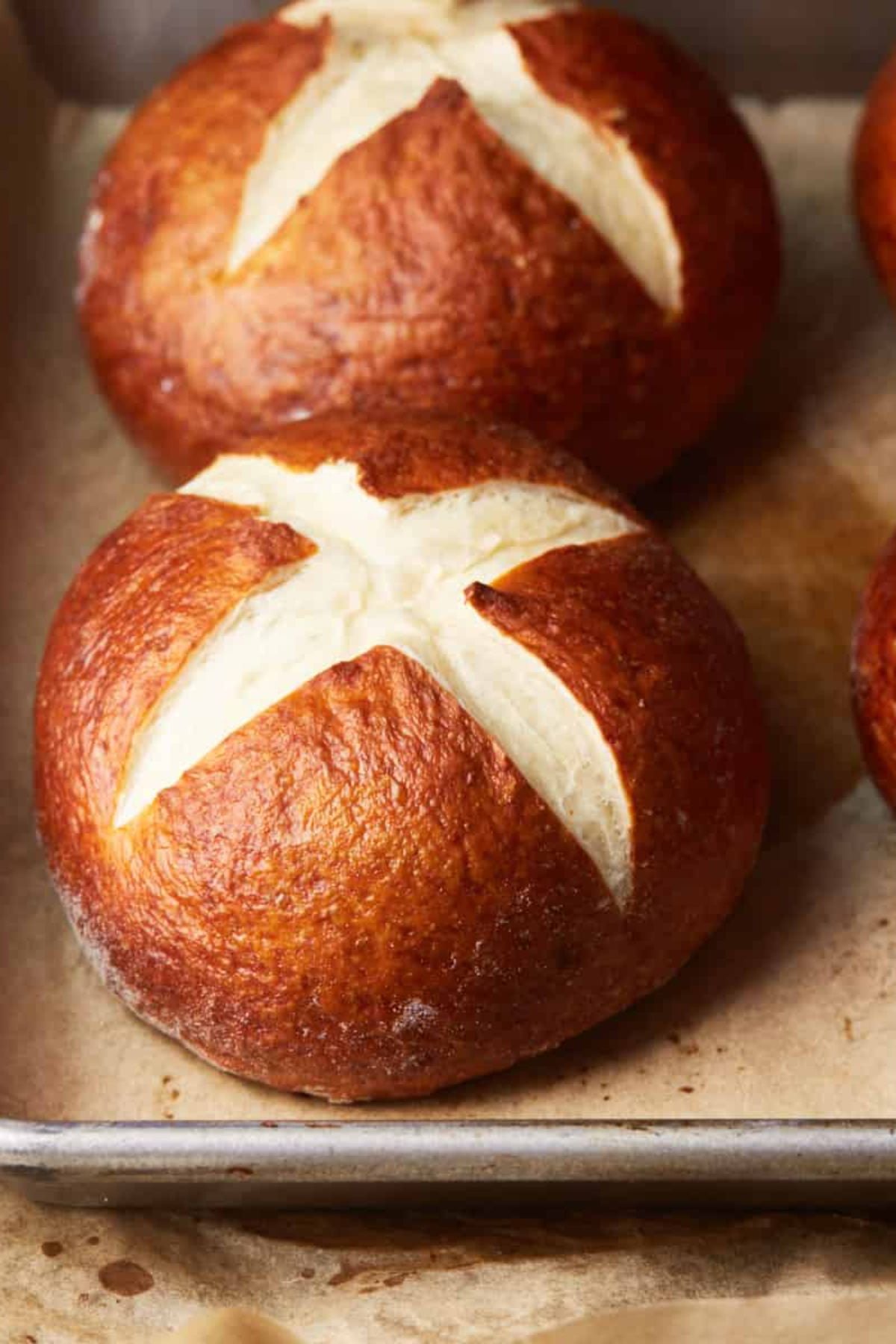 Pretzel Buns