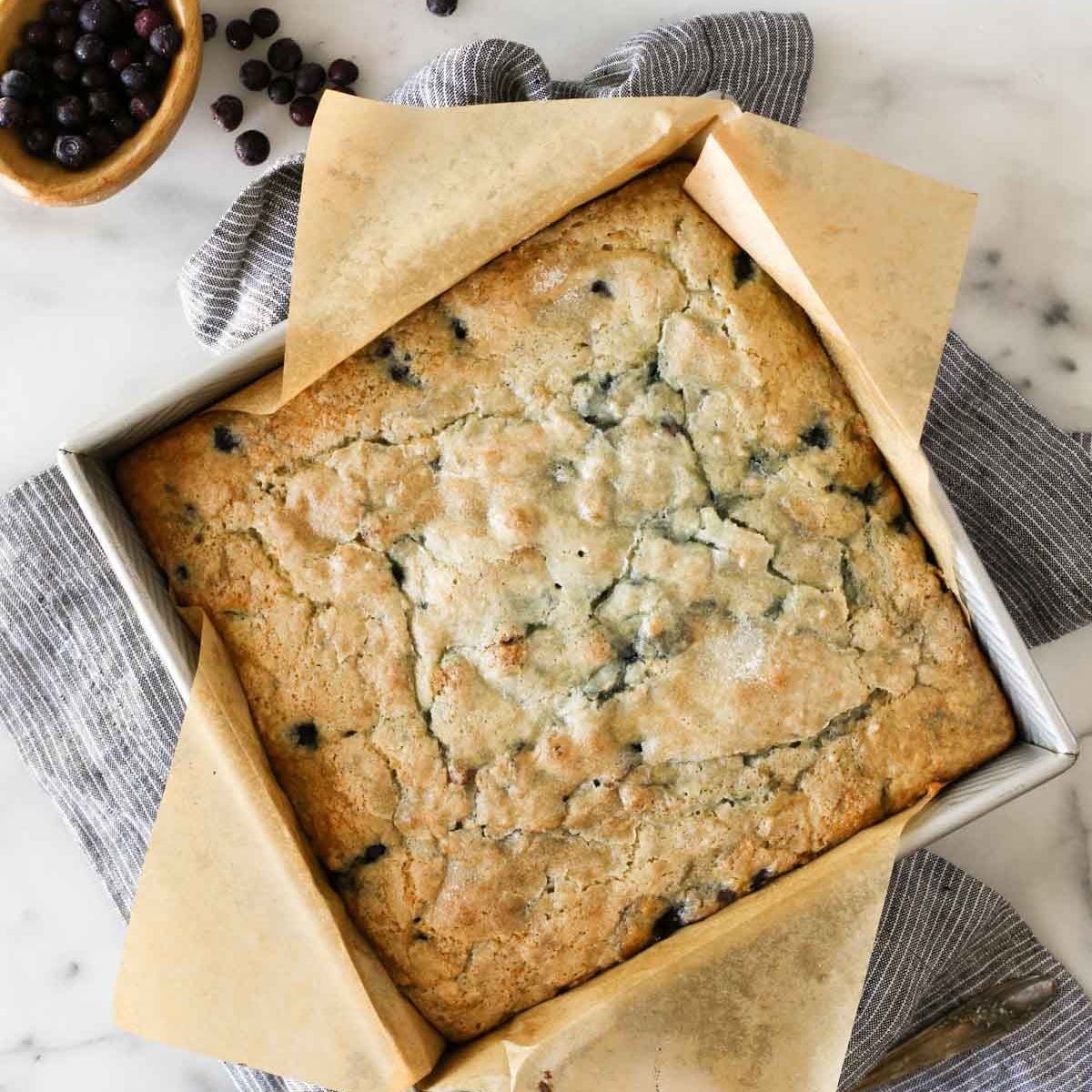 Sourdough Blueberry Breakfast Cake