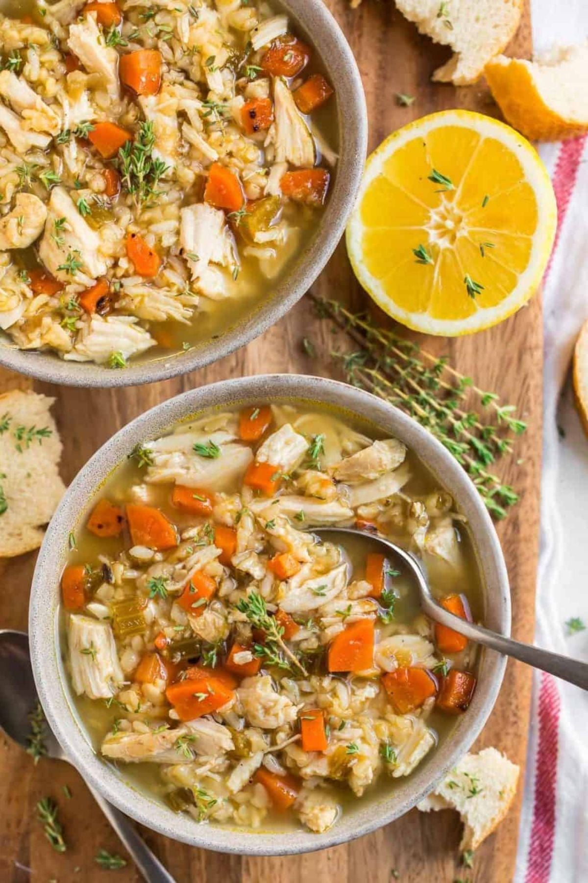 Crock Pot Chicken and Rice Soup