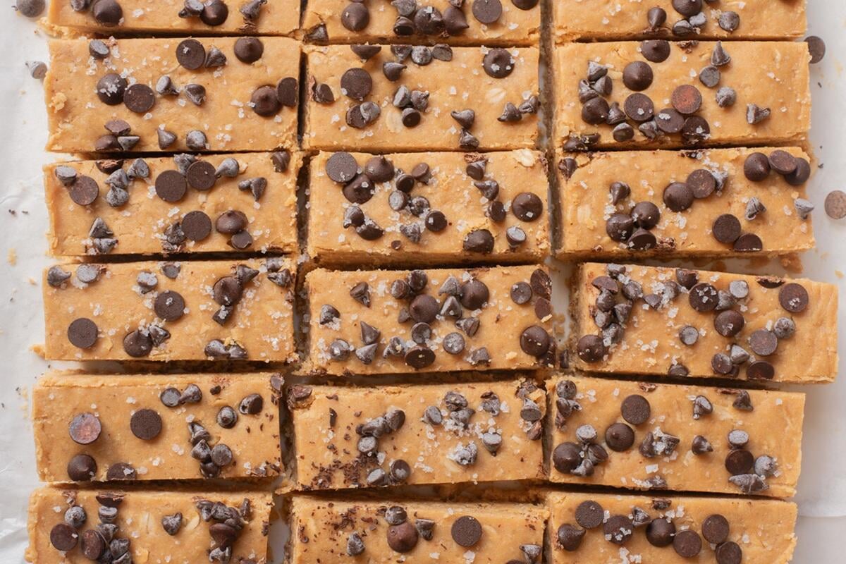 no bake high protein peanut butter bars