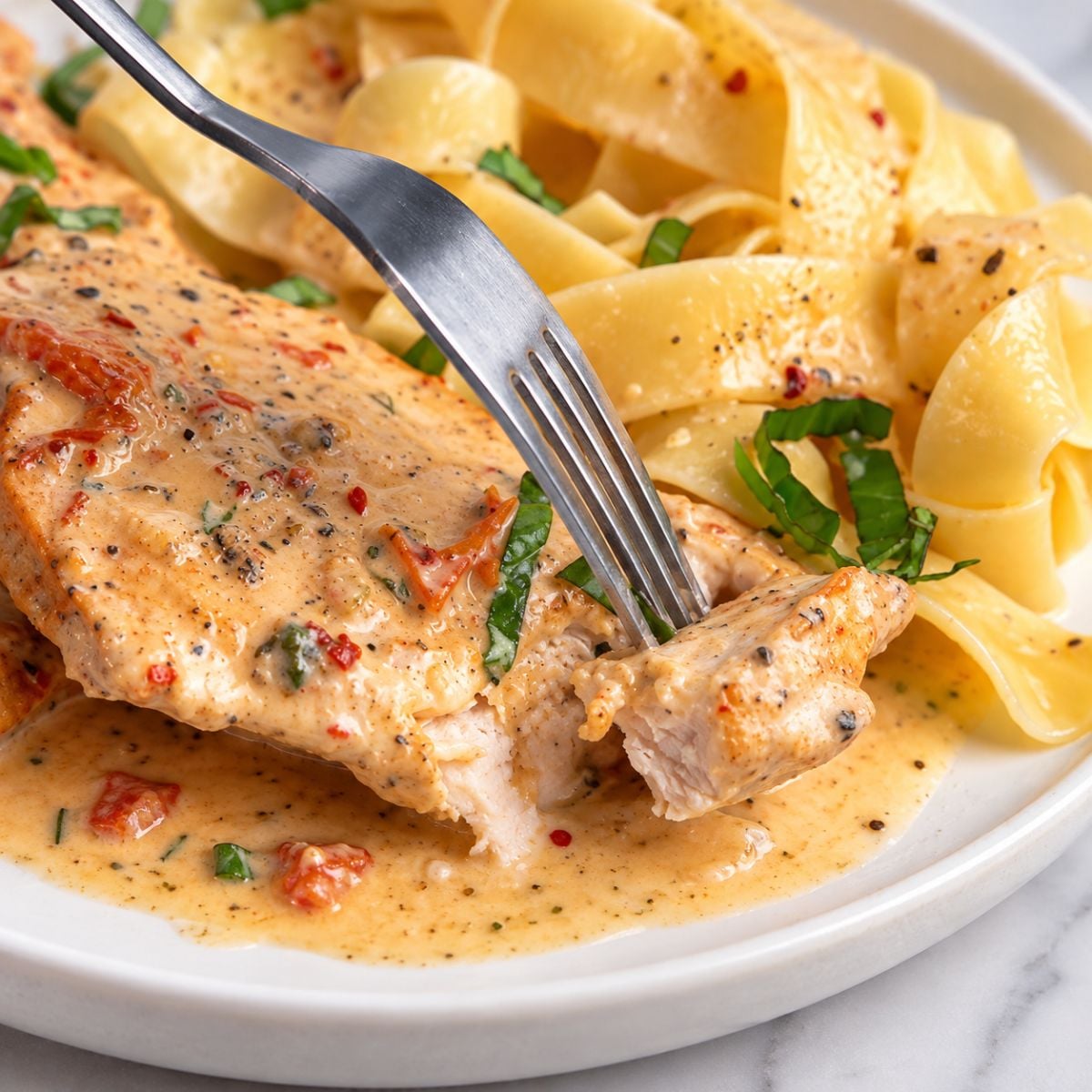 Marry Me chicken with pasta serving suggestions