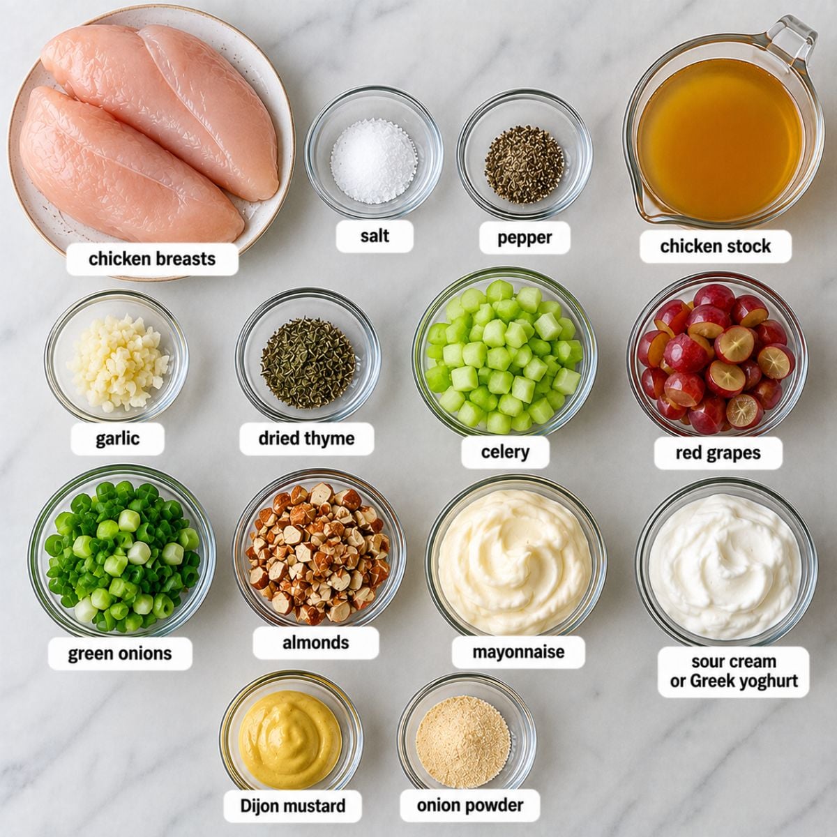 The Best chicken salad Recipe ingredients