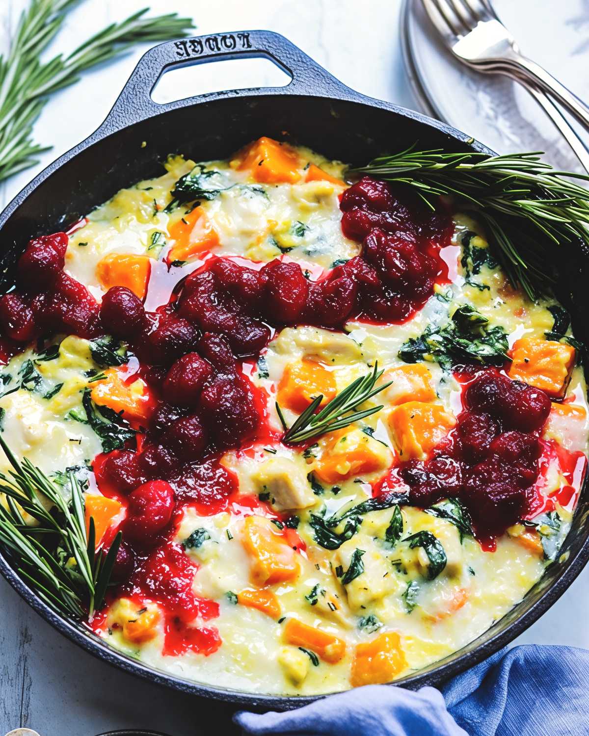 Fluffy turkey and vegetable frittata loaded with leftover turkey, colorful vegetables, and eggs for breakfast.