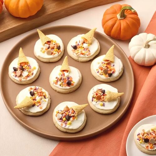 Cornucopia Layout 17 Thanksgiving Sugar Cookies Decorated with Cute and Festive Designs